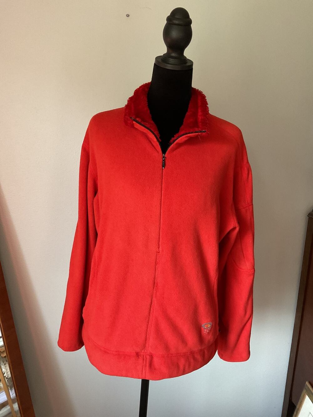 Vintage Mountain Hardwear High Loft Monkey Fleece 1/4 Zip Pullover Chest Pocket